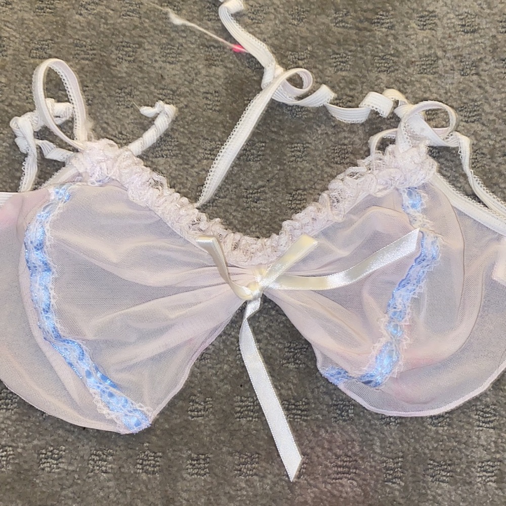 frederick’s of hollywood babydoll tie bra
